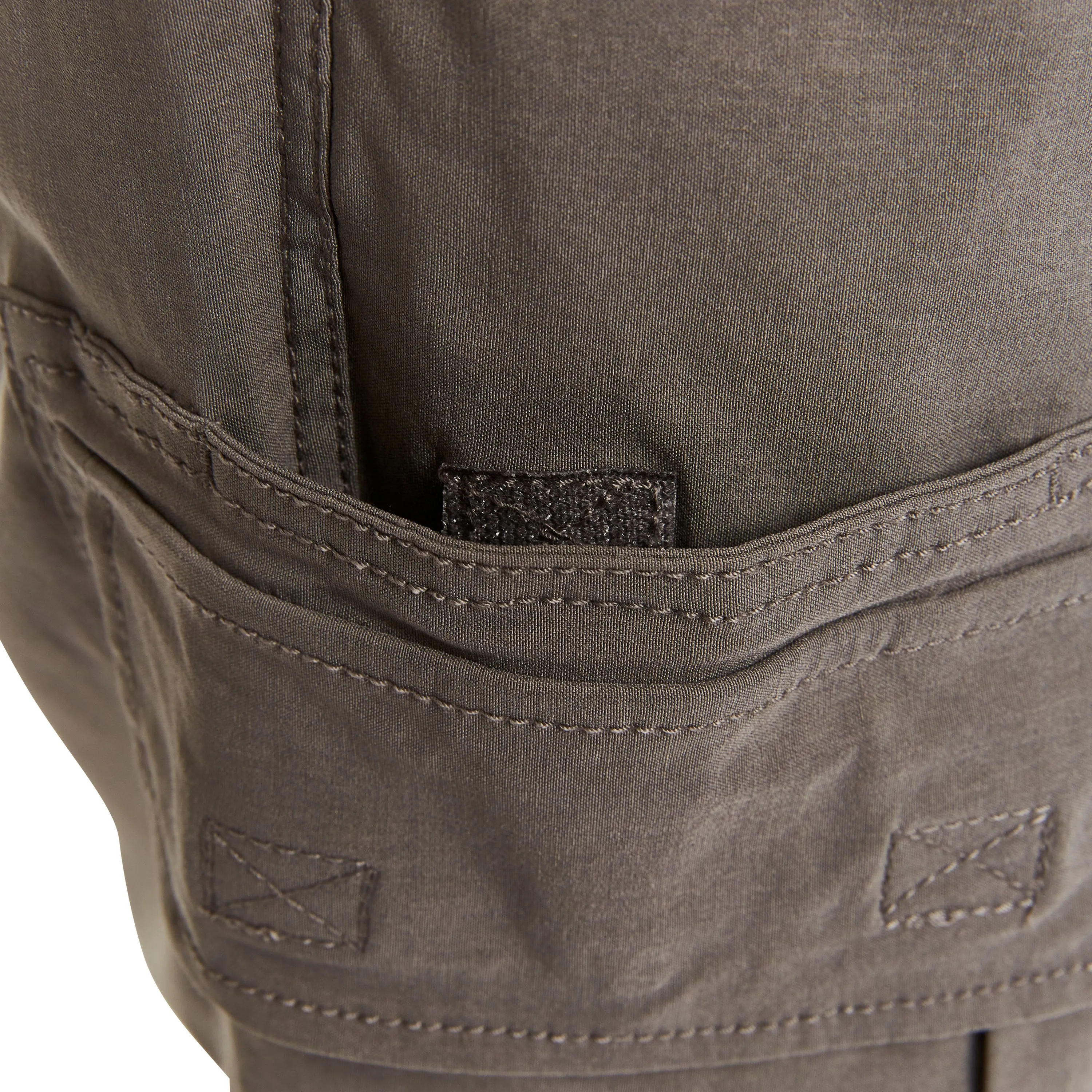SMITH'S-STRETCH NYLON/SPANDEX BELTED CARGO SHORT