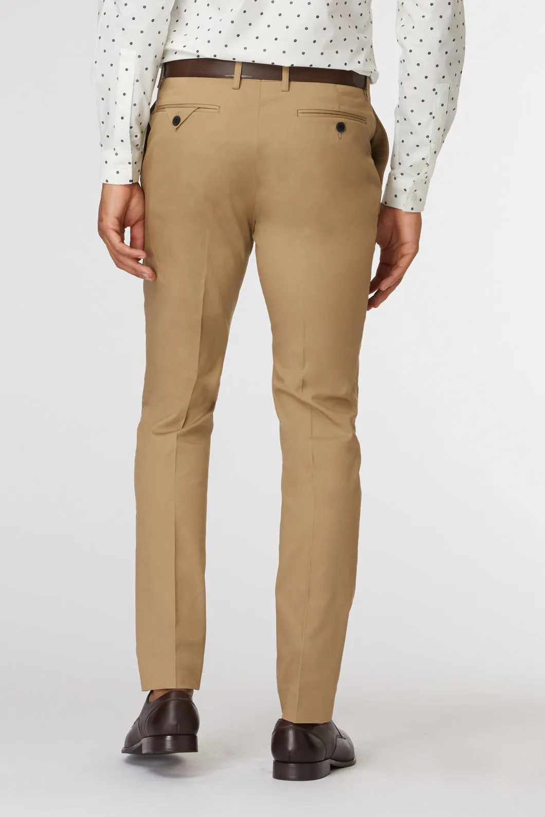 Taupe Semi-Slim Dress Chino
