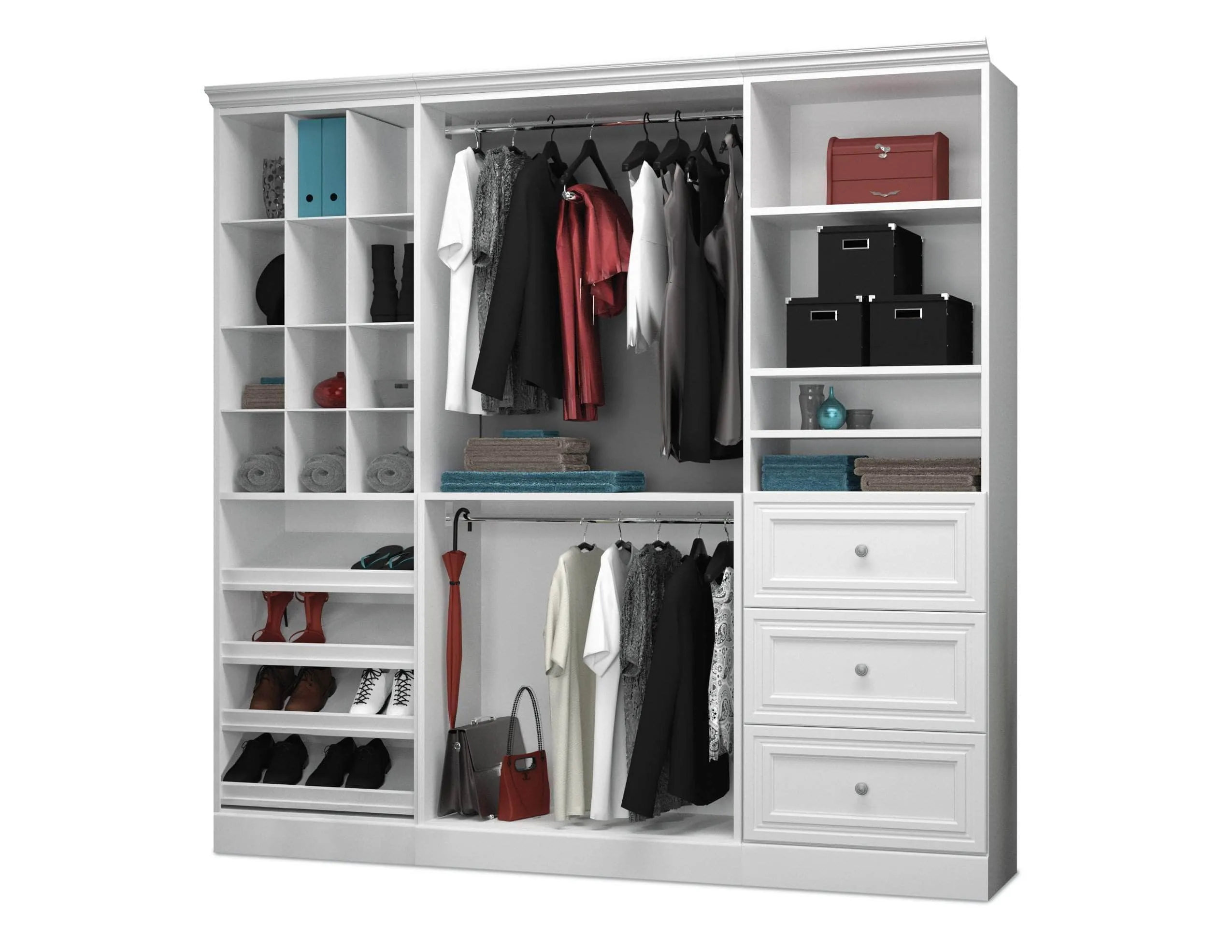 Versatile 86“ Closet Organizer - Available in 2 Colours