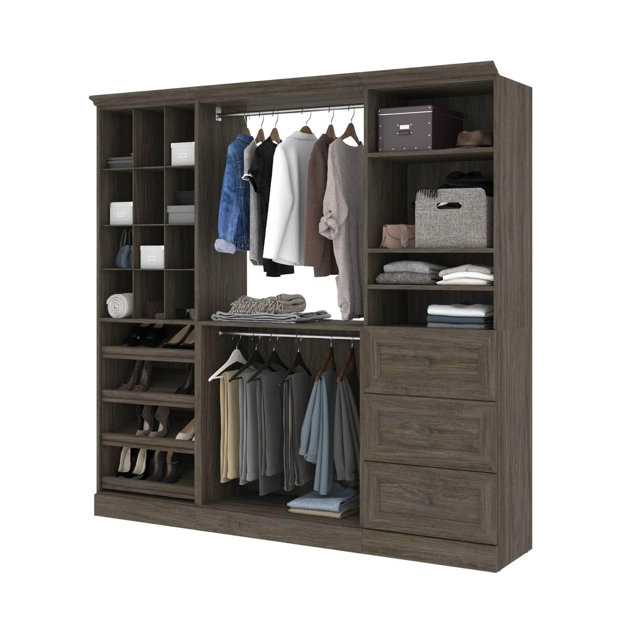 Versatile 86“ Closet Organizer - Available in 2 Colours