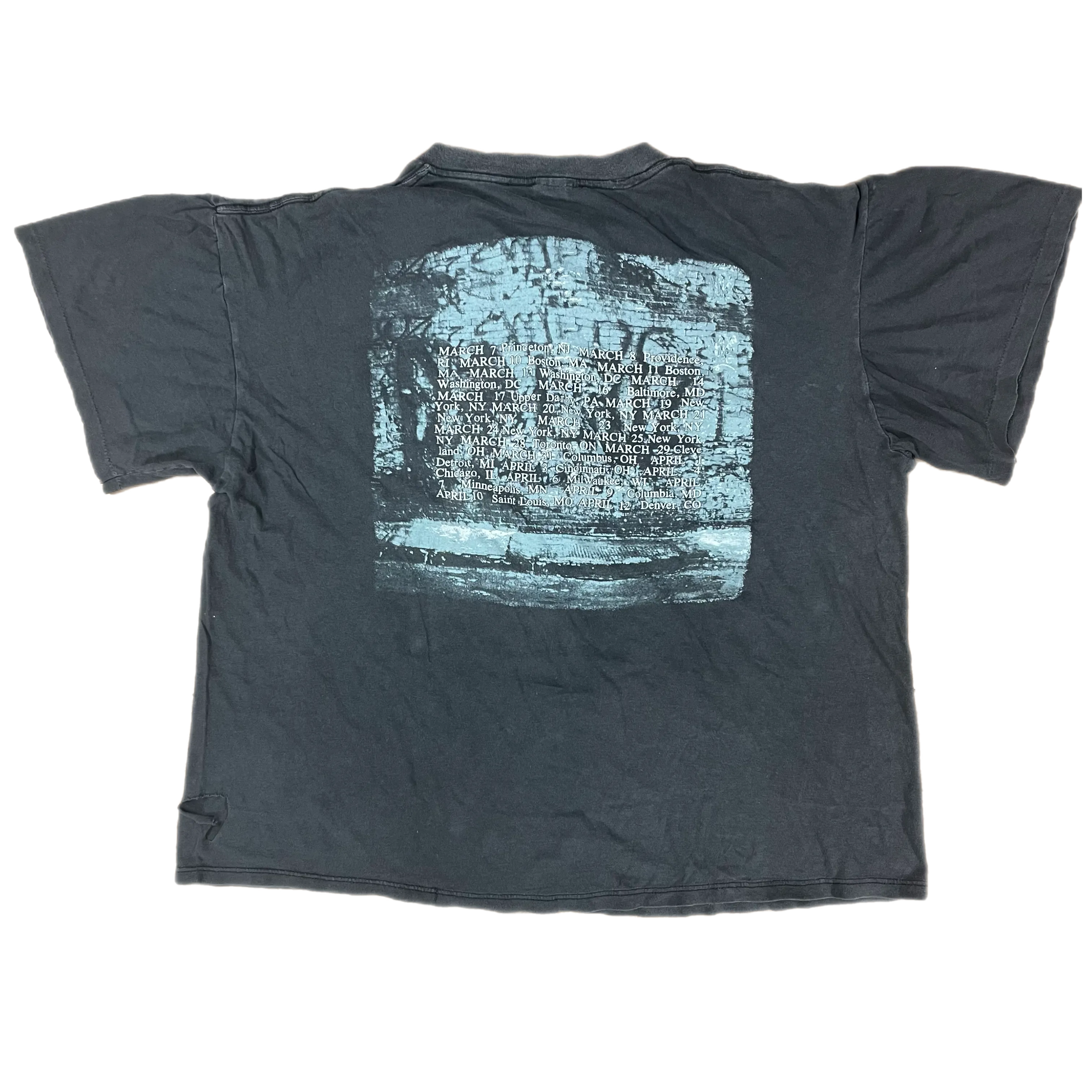 Vintage Lou Reed "New York" US Tour T-Shirt