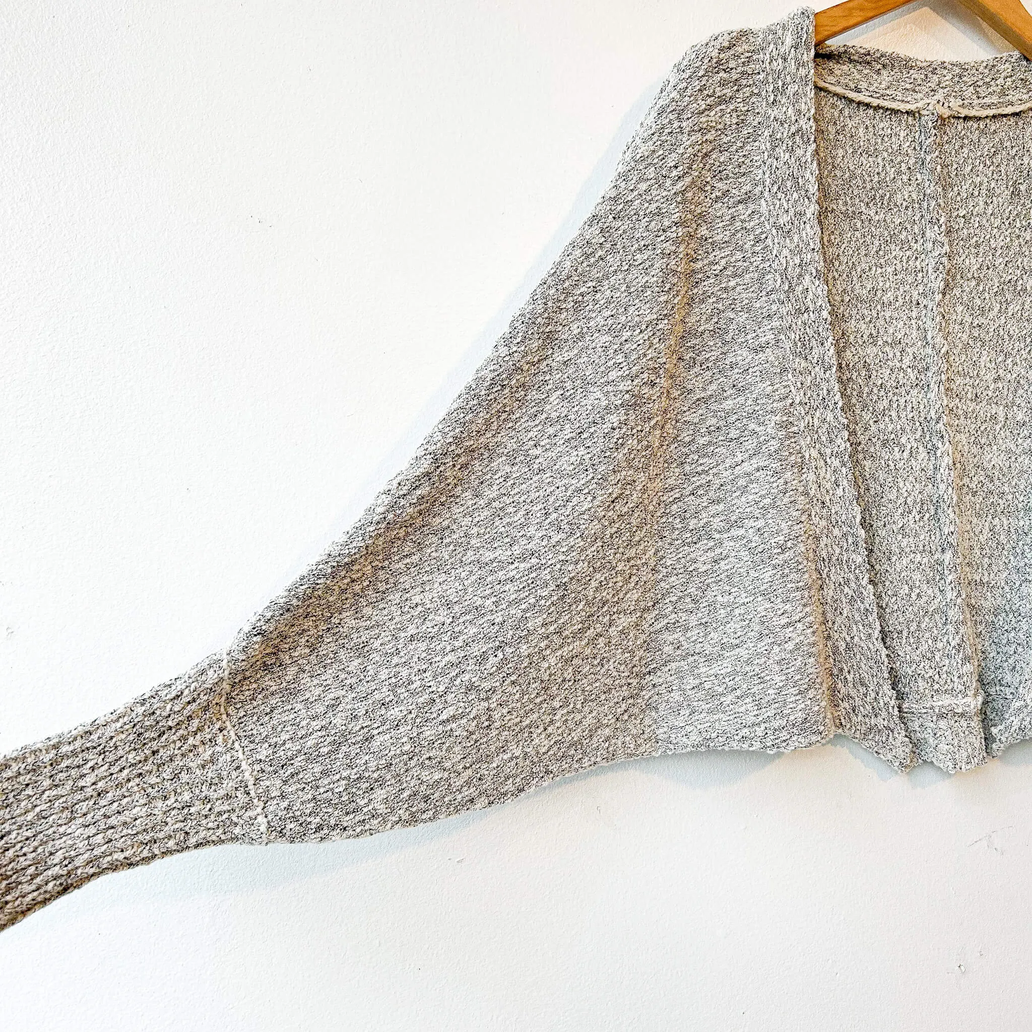 Wagen | Puff Sleeve Cotton Blend Knit Bolero