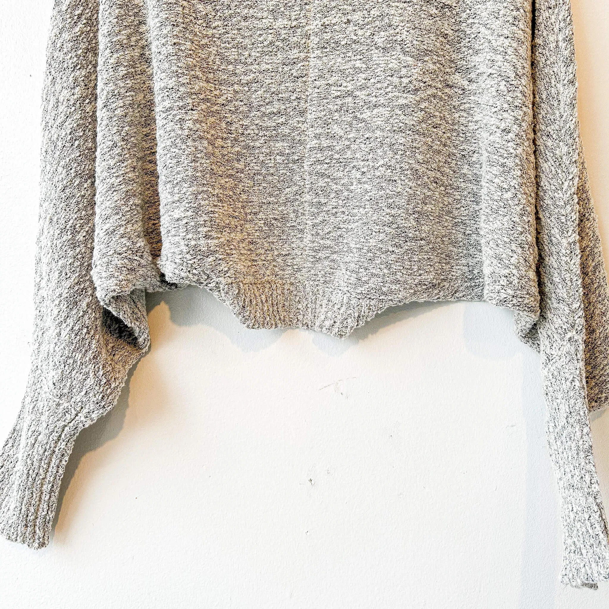 Wagen | Puff Sleeve Cotton Blend Knit Bolero