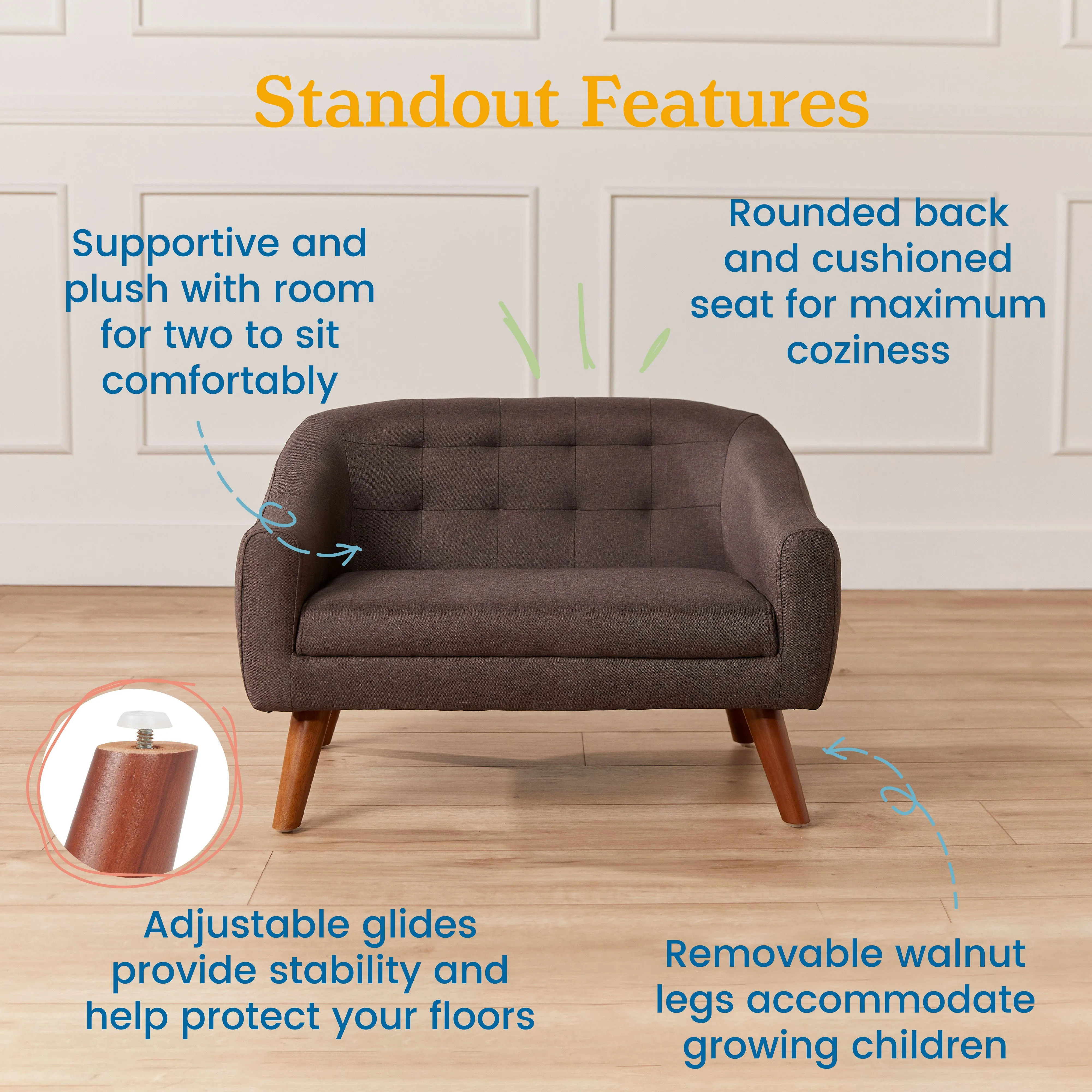 Willa Loveseat, Kids Furniture