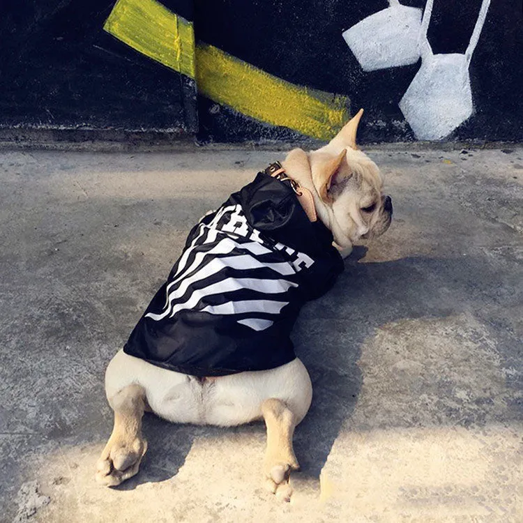 Woof-White Raincoat