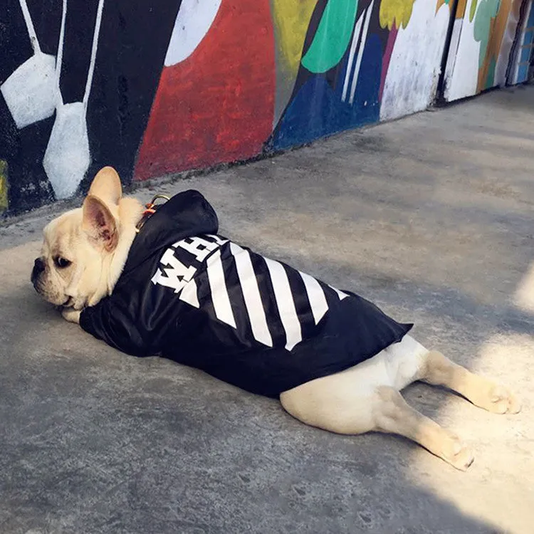 Woof-White Raincoat